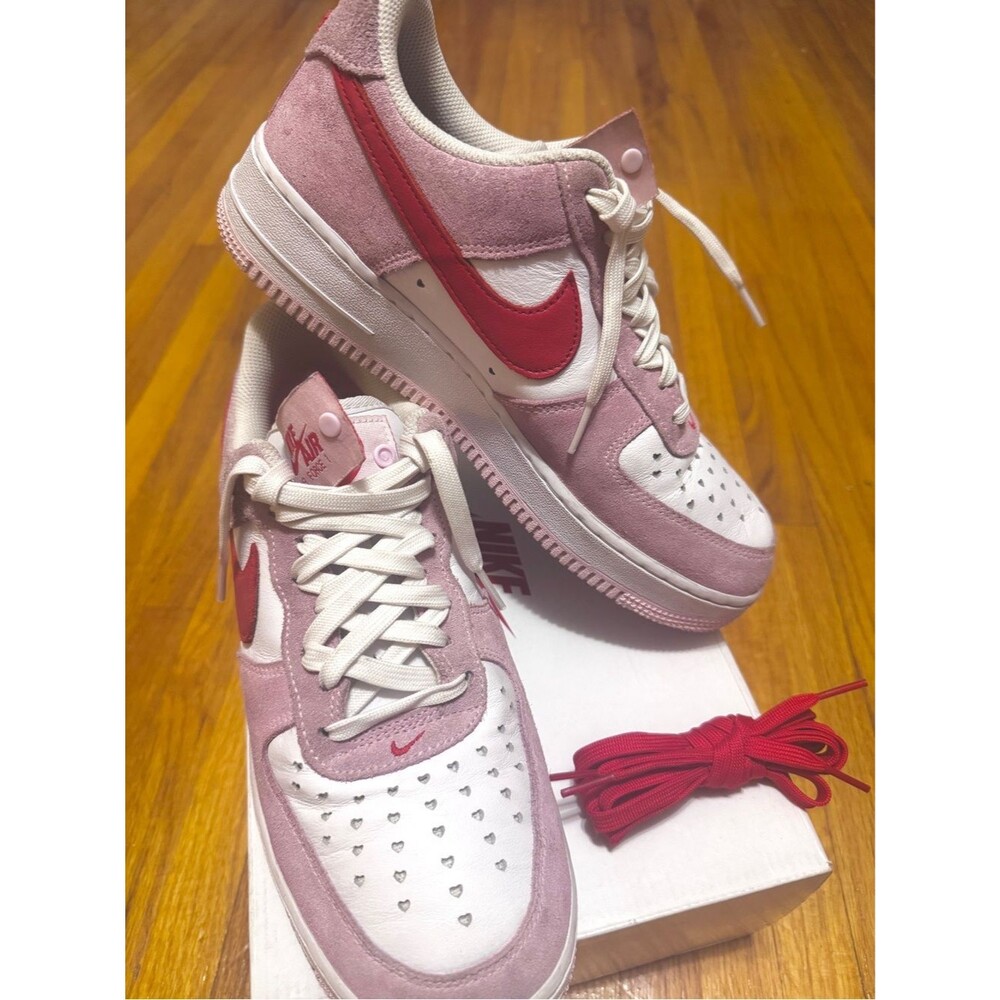 Nike Air Force One Low Qs: 2021 Valentines Day Love Letter 💌 👟 💌 - Picture 3 of 14